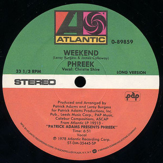 Phreek – Weekend [Atlantic:1978]