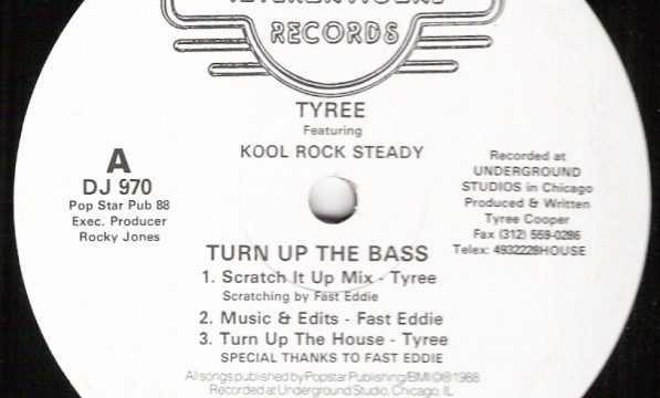 Tyree – Turn Up The Bass [D.J. International:1988]