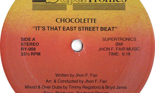 Chocolette – It’s That East Street Beat [Supertronics:1985]