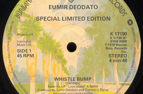 Deodato – Whistle Bump [Warner Bros. Records:1978]