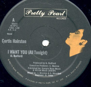 Curtis Hairston – I Want You [Pretty Pearl Records:1983]