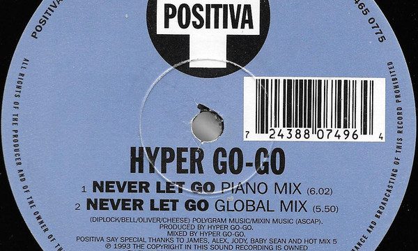 Hyper Go Go – Never Let Go [Positiva:1993]