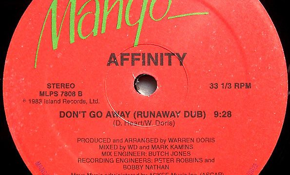 Affinity – Don’t Go Away [Mango:1983]