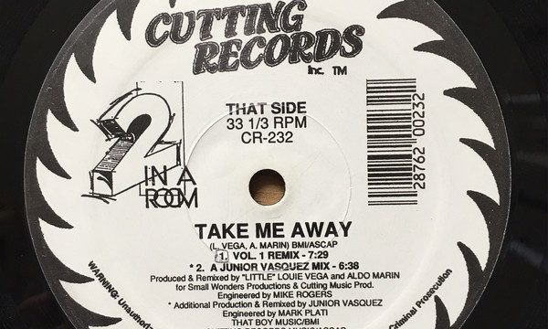 2 In A Room – Take Me Away [Cutting Records:1989]