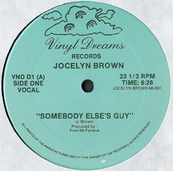 Jocelyn Brown - Somebody Else's Guy [Vinyl Dreams Records